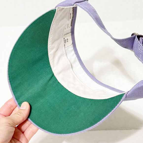 PUKALANI COUNTRY CLUB MAUI HAWAII Visor Hat Purple Vtg Made in USA Clean! - Picture 5 of 7